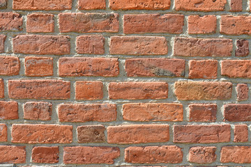 Old brick wall background.