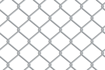Naklejka premium Wire fence