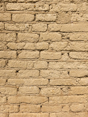 Old Adobe Brick Wall