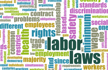 Obraz premium Labor Laws