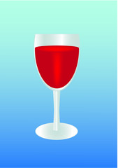 glass of red wine
