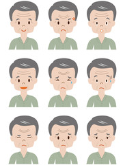 高齢者　パジャマ男性