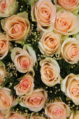 Obraz na płótnie Canvas pale pink wedding roses