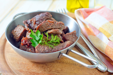 baked meat