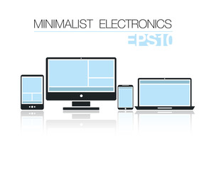 Minimalist Electronic Devices set