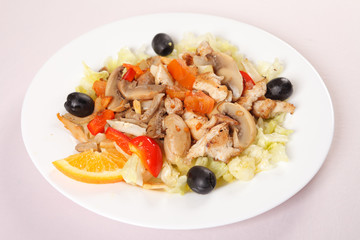 chicken with vegetables