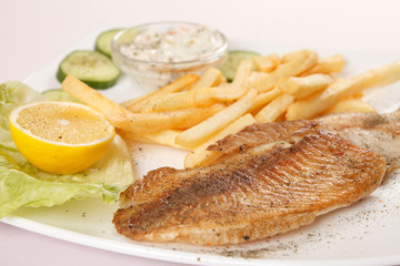 fish with french fries