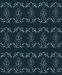 background with seamless floral pattern