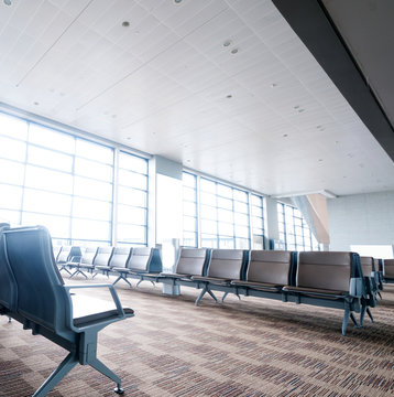 Bench in the shanghai pudong airport