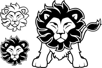 lion symbol vector