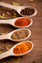 Colorful spices