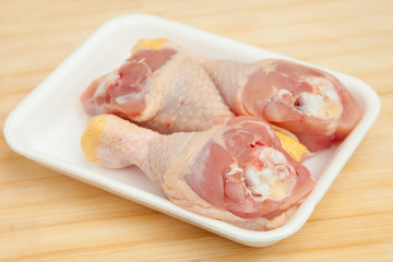 Raw chicken