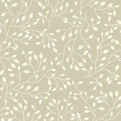 Seamless floral vector pattern