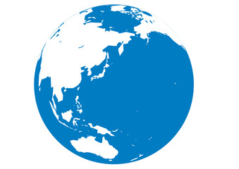 Blauer Planet - Erde - Australien-Asien-Ozeanien