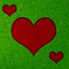 Fototapeta premium Background paper heart
