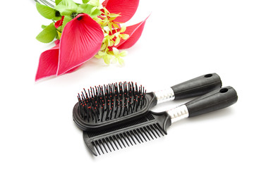 Verschiedene Haarbürsten