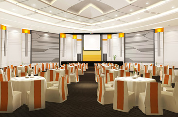 3D render of interior