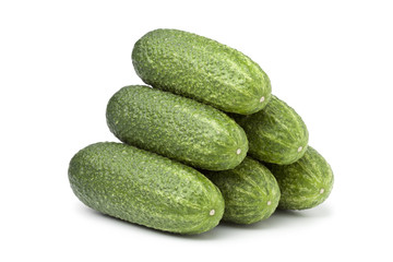 Homegrown organic cucumbers