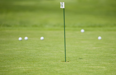 Obraz premium Golfplatz Grün