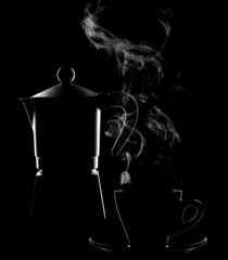 caffè silouette