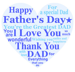 父の日　メッセージカード