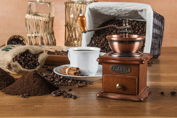 Decorative concept of coffee