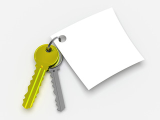 key and paper