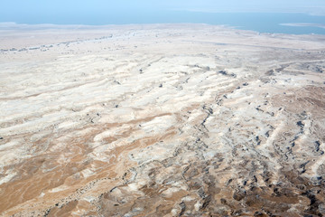 View to the Dead sea from Masada