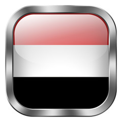 yemen square metal button