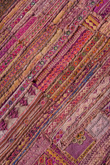 Indian patchwork carpet in Rajasthan, Asia