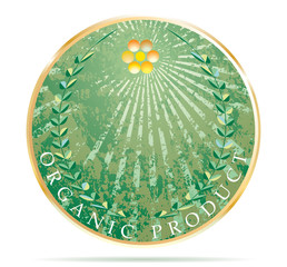 organic label flower
