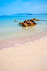 Photo sur Plexiglas Plage de Palombaggia, Corse Paysage de plage en Corse