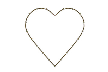 screw and heart