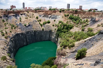 Cercles muraux Afrique du Sud diamond mine