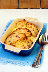 Bread and butter pudding