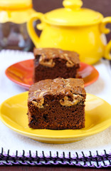 Peanut butter brownies