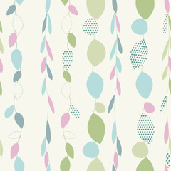 Floral vintage seamless pattern for retro wallpapers