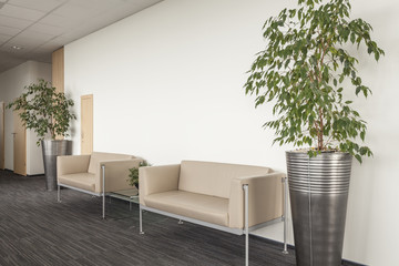 Sofa in reception