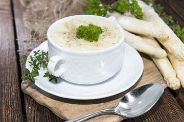 Fresh homemade Asparagus Soup