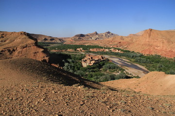 vallée des roses, Maroc