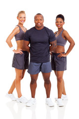 Obraz premium group of personal trainers
