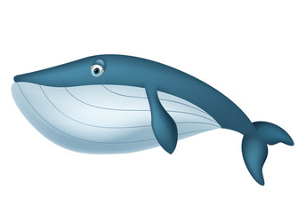 Fototapeta premium Cute whale cartoon