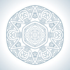 Vector Round Decorative Design Element