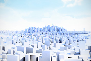 Metropolregion Großstadt 3D