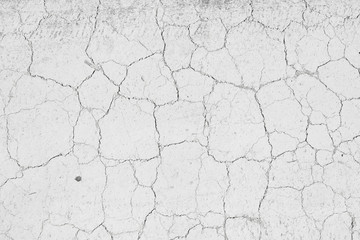 The cracks texture white and black