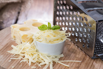 Emmentaler with Cheese Grater