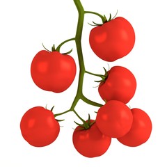 3d render of cherry tomato