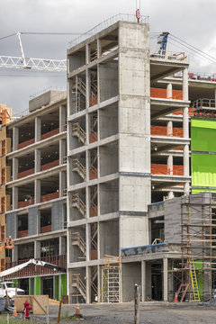 Large commercial building under construction