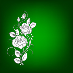 Floral greeting card ,abstract, background.