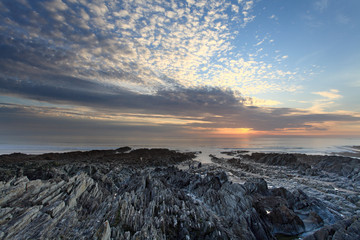 Sunset Woolacombe   North  Devon coast